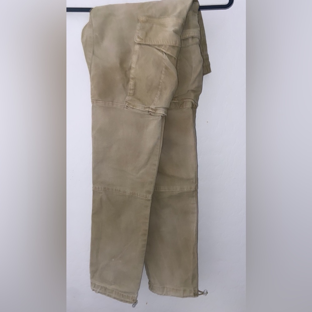 Washed relaxed fit cargo pants